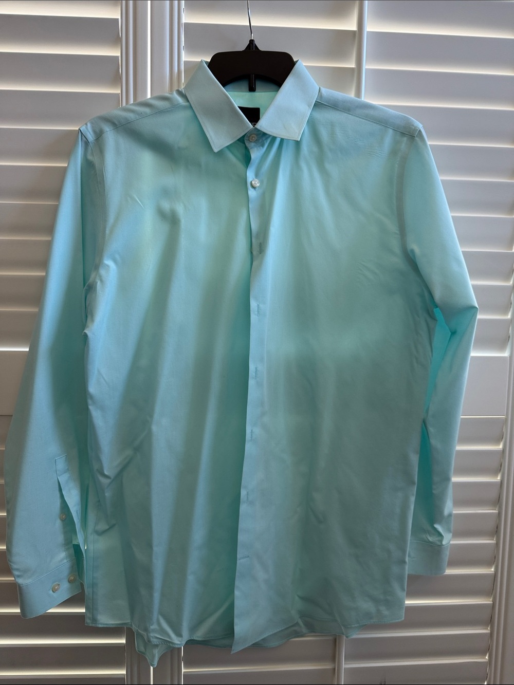 jf j.ferrar Mint Green Dress Shirt - Men's Long Sleeve